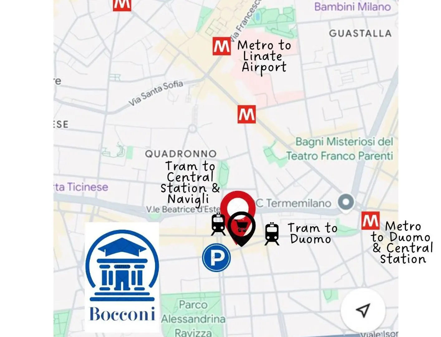 Bocconi Industrial Loft 2Bdr, 2Btr Apartman Milánó Olaszország